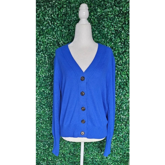 NWOT J.Crew Everyday cashmere cropped cardigan sweater - Picture 3 of 12